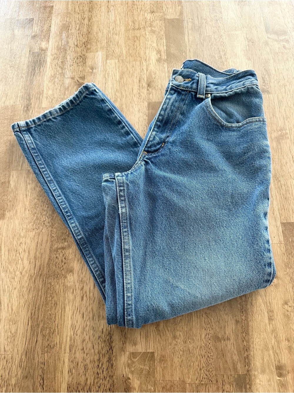 L.L.Bean Womens Original Fit Denim Blue Jeans